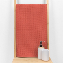 21С105-ШР+Гл 65*95 Полотенце "Суфле плюс" цв. 1220 рис. 815 орнанжево-красный