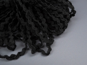 1С51-Г50 (рис.507) ТЕСЬМА ОТДЕЛОЧНАЯ ВЬЮНЧ. 9мм, черный*005 (рул.30м)