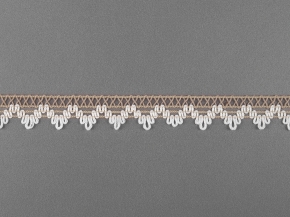 17мм. 6310 ТЕСЬМА ОТДЕЛОЧНАЯ лен с белым*201, 17мм (рул.50м)