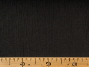 Ткань VT-11481/C#3 Крэш Батист черный, ширина 140см