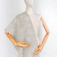 24С94-ШР/у. 50*120 Полотенце "Белые цветы" цв. 1 рис. 179