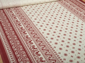 Ткань бельевая арт 2-21 п/лен кислованный рис. Макошь, 150см