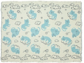20с113-ШР/у./л.с.уп. 130*100  плед "Ночка" цв. 1 рис. 992