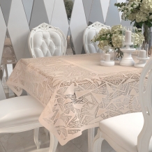 Д221К СКАТЕРТЬ ДЕКОРАТИВНАЯ 2966  розовый 2.35 м*1.60 м рис. Д221К