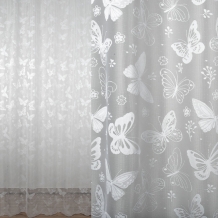 2.85м 3601054505 Тюль-жаккард Lila 285 см (BEYAZ, N0001)