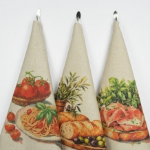 22С145-ШР+К/п.р/фкор Комплект полотенец из 3 шт 45*60 "Италия-3" цв. 1 рис. 97