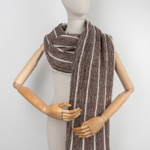 20С160-ШР/039/у 165*50 Палантин цв. 75 рис. 3 коричневый