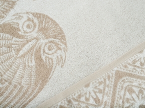 3с109.413ж2 Совушки(лен3) Плед 208х220 см