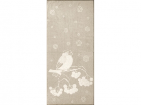 6с102.511ж2 Зимняя сказка (лен3) Полотенце махровое 67х150см