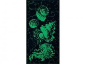 6с102.413ж1 На берегу (темно-синий7) Полотенце махровое 81х160см