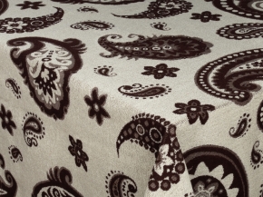 3с109.411ж1 Ярмарка (шоколад) Плед 208х150 см