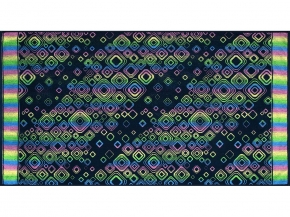 6с102.413ж1 Мишель (т.радужка) Полотенце махровое 81х160см