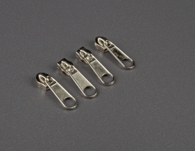 Бегунок д/витой молнии Т3 галантерейный, никель (уп.100шт.)