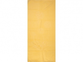 6с102.411ж1 Винтажные цветы (св. желтый) Полотенце махровое 67х150см