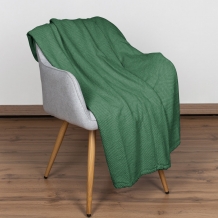 20С30-ШР/у./л.суп/ст 210*200 Плед "Рубчик" цв. 84 рис. 2 зеленый