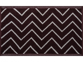 1с105.413ж1 Зигзаг (шоколад) Полотенце махровое 50х30 см