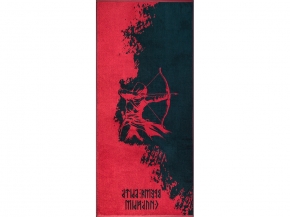 6с102.411ж1 Лучник(т.зеленый1) Полотенце махровое 67х150см