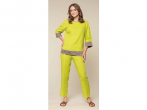 23С195-ШР/039/ст 1980/0 Брюки женские, 170-108-114 лайм