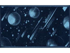 6с104.411ж1 Брызги(т.синий2) Полотенце махровое 67х40см