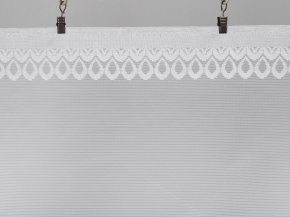 2.45м К267АГ/245 ПОЛОТНО ГАРДИННОЕ фиолет. с белым