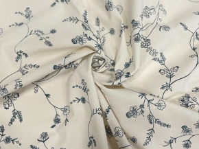 Перкаль ткань Вареный хлопок набивной арт 239 рис 72238/2 Цветочный сад, 220 см
