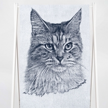 6с102.411ж1 Фото Мейкун (темно-синий2) Полотенце махровое 67х150см