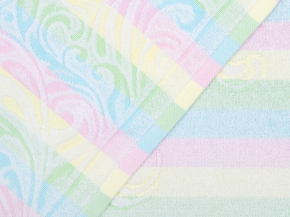 6с102.411ж1 Натали пропад. (св.радужка) Полотенце махровое 67х150см