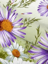 Бязь набивная Миледи люкс рис. 24168/1 Коллекционная гербера, 220см