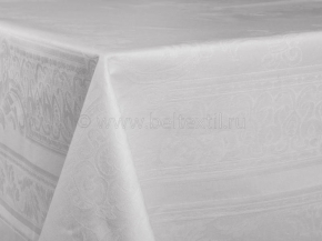 01с58 ЯК Скатерть 170*350 "Акантус" цв.белый