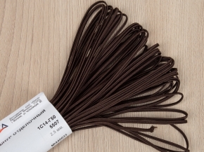 1С14-Г50 (рис.5507) ШНУР ОТДЕЛОЧНЫЙ (сутаж) т-коричневый*033, d-2.5мм (рул.20м)