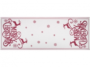 9с23.111ж1 Merry Christmas(ДТЭ бордовый) Полотенце х/б 50х140см