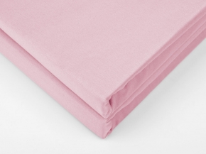 4403/1-БЧ простыня на резинке 200*140*20 гл.кр. сатин цв. розовый 1432-07 (Распродажа)