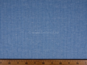 Ткань 1654ЯК п/лен пестротканый ХМ усадка рис. 4/1 6,37 голубой сорт 1, ширина 150см
