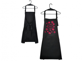 Ф/1925/целуюсьрозовый Фартук 85x69