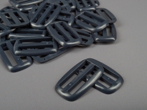 Пряжка двухщелевая А46мм, т.синий (уп.10 шт.)