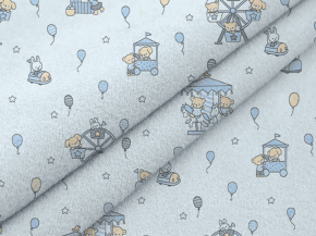 Фланель набивная арт 514 гр рис 29144/5 Карусель, 90см