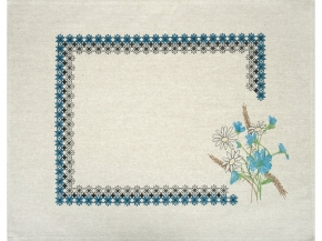 24С112-ШР/р.п./фкор Комплект полотенец из 3 шт 46*60 "Букеты-3" цв. 1 рис. 376 ПЕРЕСОРТ