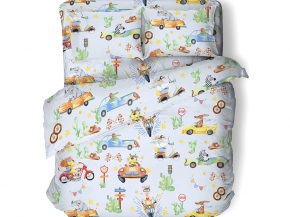 Поплин набивной 100П-5 рис. 500181/1 Ралли по Сафари Д, 150см