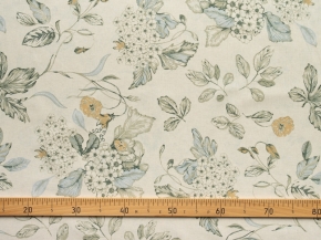 3912-БЧ (1535) Ткань хлопко-льняная для постельного белья наб. рис. 5842-03 Цветение, 220см