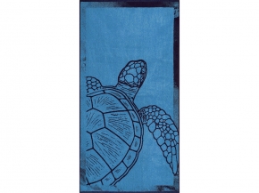 6с102.413ж1 Морская черепаха(темно-синий6) Полотенце махровое 81х160см