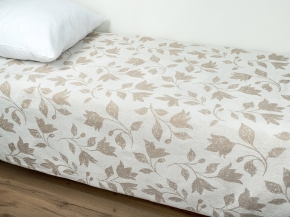 3с109.412ж2 Цветы-тюльпан (лен3) Плед 208х200 см