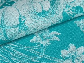 07с-39ЯК  50*70  Полотенце "Пасхальный кролик" цв. зеленый/светло-зеленый