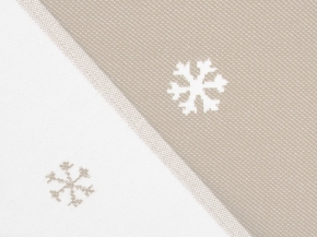 9с23.111ж1 Снежинки-арт(ДТЭ лён) Полотенце х/б 50х140см