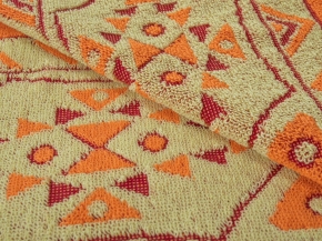 5с081.400.1 Афро-мотив1(3-лимонно-оранж1) Плед 103х160 см