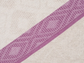 18с104-ШР/у/ст 65*130 Полотенце "Узор-1" цв.1 сирень рис 523