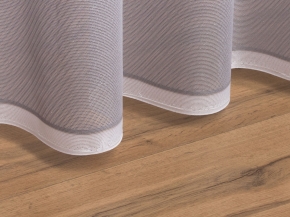 2.50м К474АГН/250 ПОЛОТНО ГАРДИННОЕ белый с ярко-серым