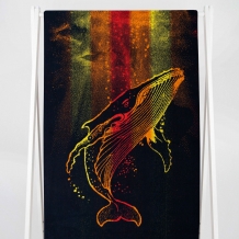 6с102.413ж1 Навстречу свету (СН1 т.синий) Полотенце махровое 81х160см