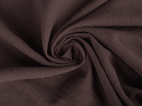 Ткань 12512/C#18 Вареный хлопок коричневый, ширина 140см