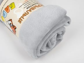 АРТ 003 Покрывало- плед  200*220 "Гладкокрашеный Светло-серый"