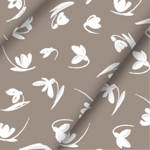 Перкаль арт.140 рис. 64011/2 Галантус бежевый, 150см